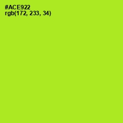 #ACE922 - Green Yellow Color Image