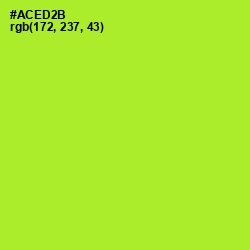 #ACED2B - Green Yellow Color Image