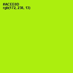 #ACEE0D - Inch Worm Color Image