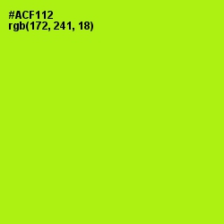 #ACF112 - Inch Worm Color Image