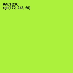 #ACF23C - Green Yellow Color Image
