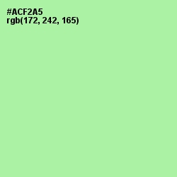 #ACF2A5 - Celadon Color Image