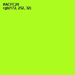 #ACFC20 - Green Yellow Color Image