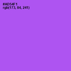 #AD54F1 - Medium Purple Color Image