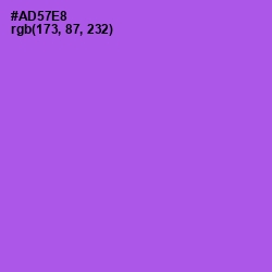 #AD57E8 - Amethyst Color Image