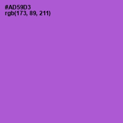 #AD59D3 - Amethyst Color Image