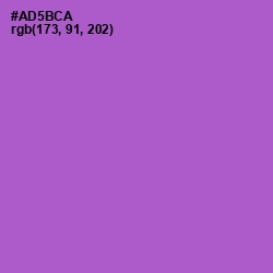 #AD5BCA - Amethyst Color Image