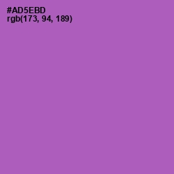 #AD5EBD - Wisteria Color Image