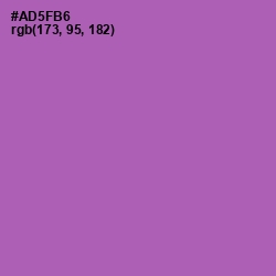 #AD5FB6 - Wisteria Color Image