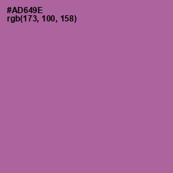 #AD649E - Turkish Rose Color Image