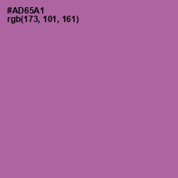 #AD65A1 - Wisteria Color Image