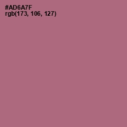 #AD6A7F - Coral Tree Color Image