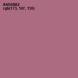 #AD6B82 - Turkish Rose Color Image