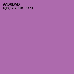 #AD6BAD - Wisteria Color Image