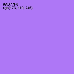 #AD77F6 - Lavender Color Image
