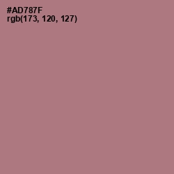 #AD787F - Coral Tree Color Image