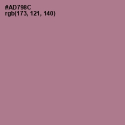 #AD798C - Turkish Rose Color Image