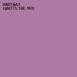 #AD7AA3 - Mountbatten Pink Color Image