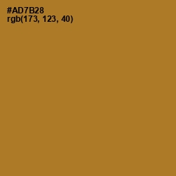 #AD7B28 - Copper Color Image