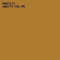#AD7C31 - Copper Color Image