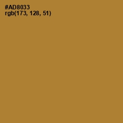 #AD8033 - Luxor Gold Color Image