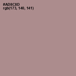 #AD8C8D - Del Rio Color Image