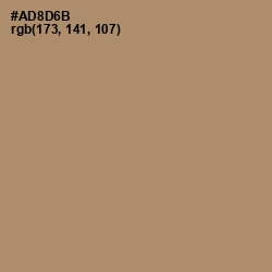 #AD8D6B - Sandal Color Image