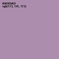 #AD8DAD - Amethyst Smoke Color Image