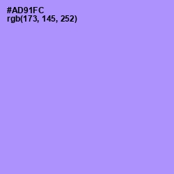 #AD91FC - Dull Lavender Color Image