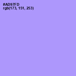 #AD97FD - Dull Lavender Color Image