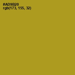 #AD9B20 - Lemon Ginger Color Image