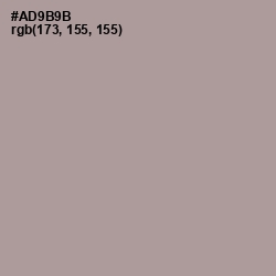 #AD9B9B - Dusty Gray Color Image