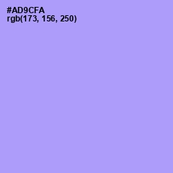 #AD9CFA - Dull Lavender Color Image