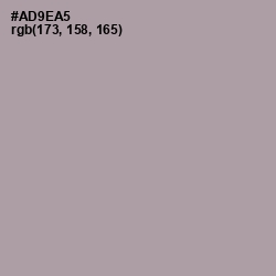 #AD9EA5 - Amethyst Smoke Color Image