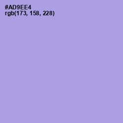 #AD9EE4 - Dull Lavender Color Image