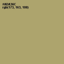 #ADA36C - Green Smoke Color Image