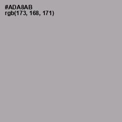 #ADA8AB - Silver Chalice Color Image