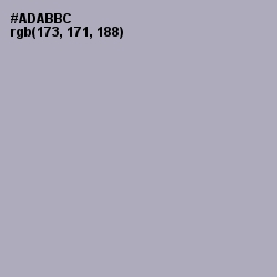 #ADABBC - Spun Pearl Color Image