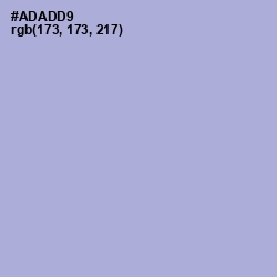 #ADADD9 - Wistful Color Image