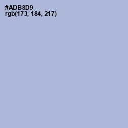 #ADB8D9 - Pigeon Post Color Image