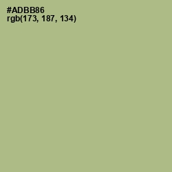 #ADBB86 - Swamp Green Color Image