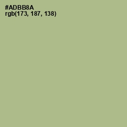 #ADBB8A - Swamp Green Color Image