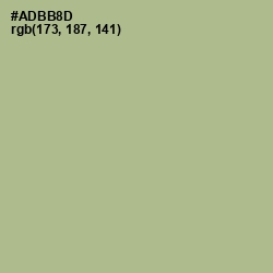 #ADBB8D - Swamp Green Color Image