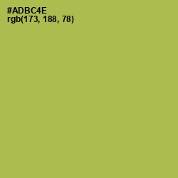 #ADBC4E - Olive Green Color Image