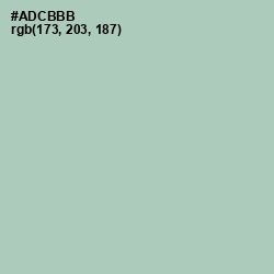 #ADCBBB - Spring Rain Color Image