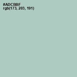 #ADCBBF - Spring Rain Color Image