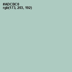 #ADCBC0 - Opal Color Image