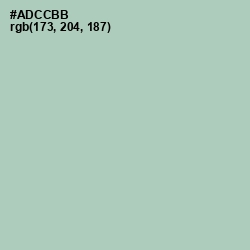 #ADCCBB - Spring Rain Color Image