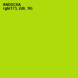 #ADDC0A - Fuego Color Image