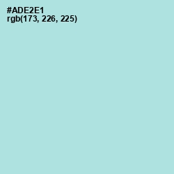 #ADE2E1 - Blizzard Blue Color Image